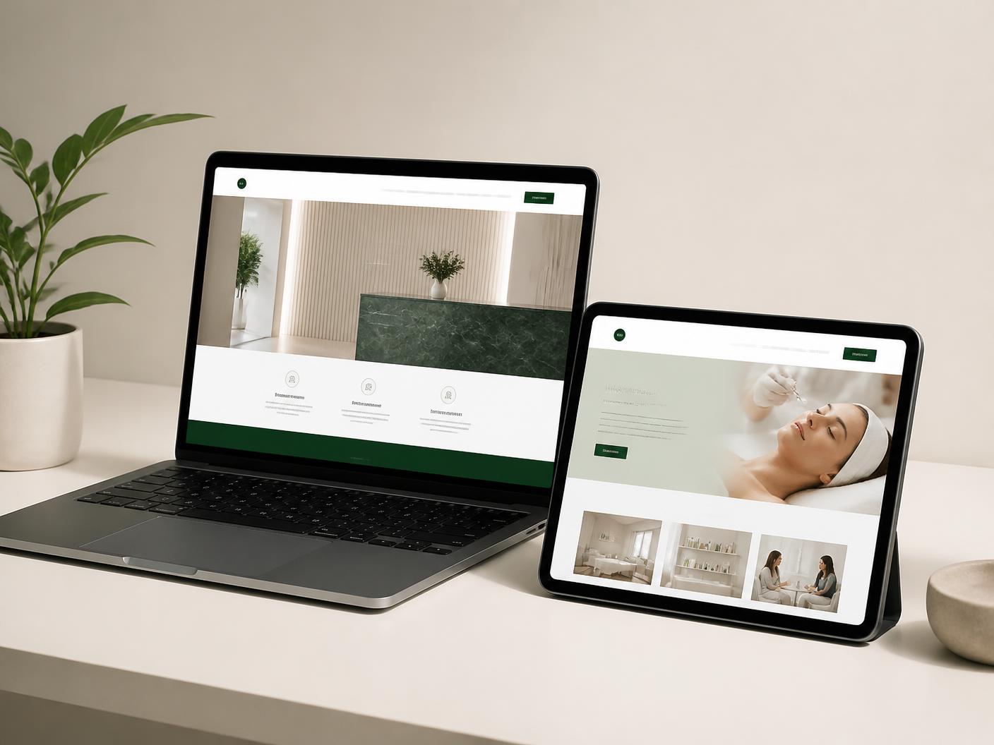 Website interface preview